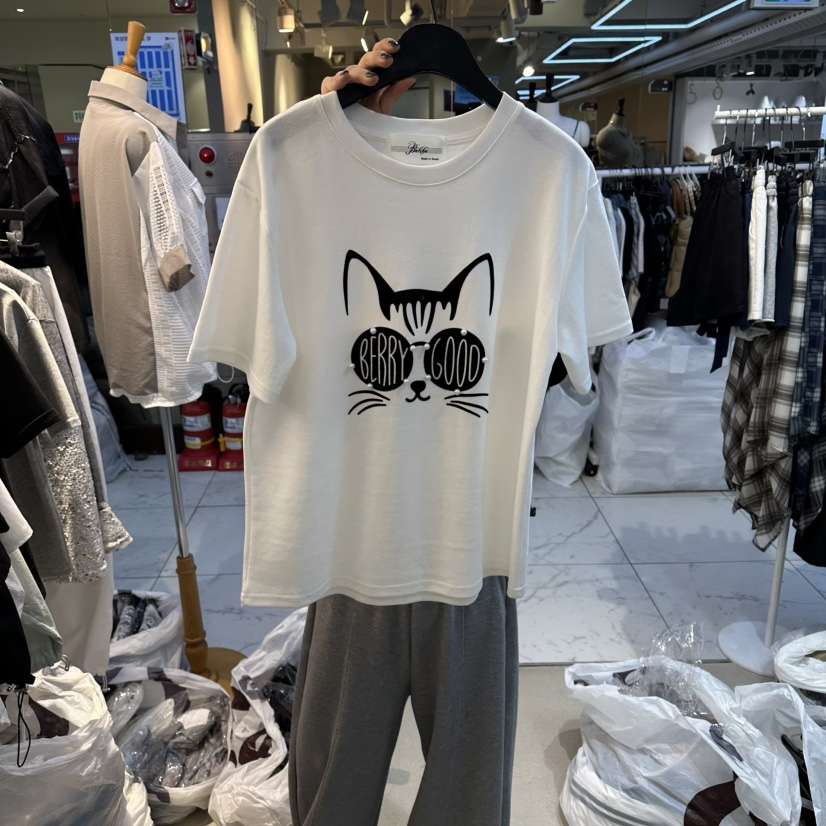 空韓國東大門代購女士新款休閑熱賣26春夏職業時尚人氣T恤空T恤