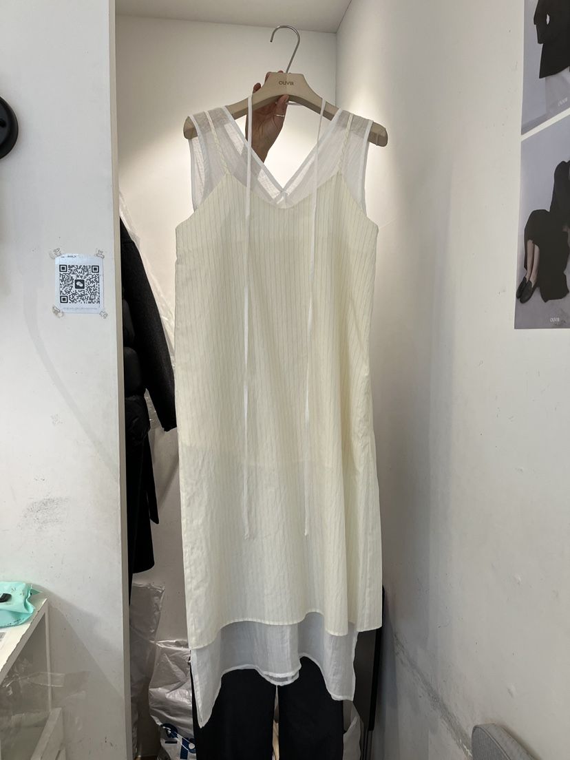 OUVIR韓國東大門代購女裝新款推薦人氣熱賣連衣裙假兩件雙層O.V.R/OUVIR連衣裙