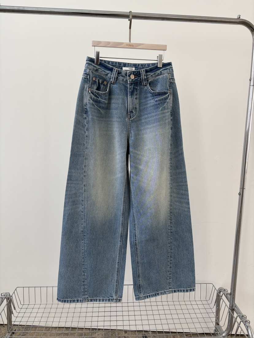 Verbena韓國直郵女士新品人氣推薦26春夏休閑熱賣職業牛仔褲Verbena牛仔褲