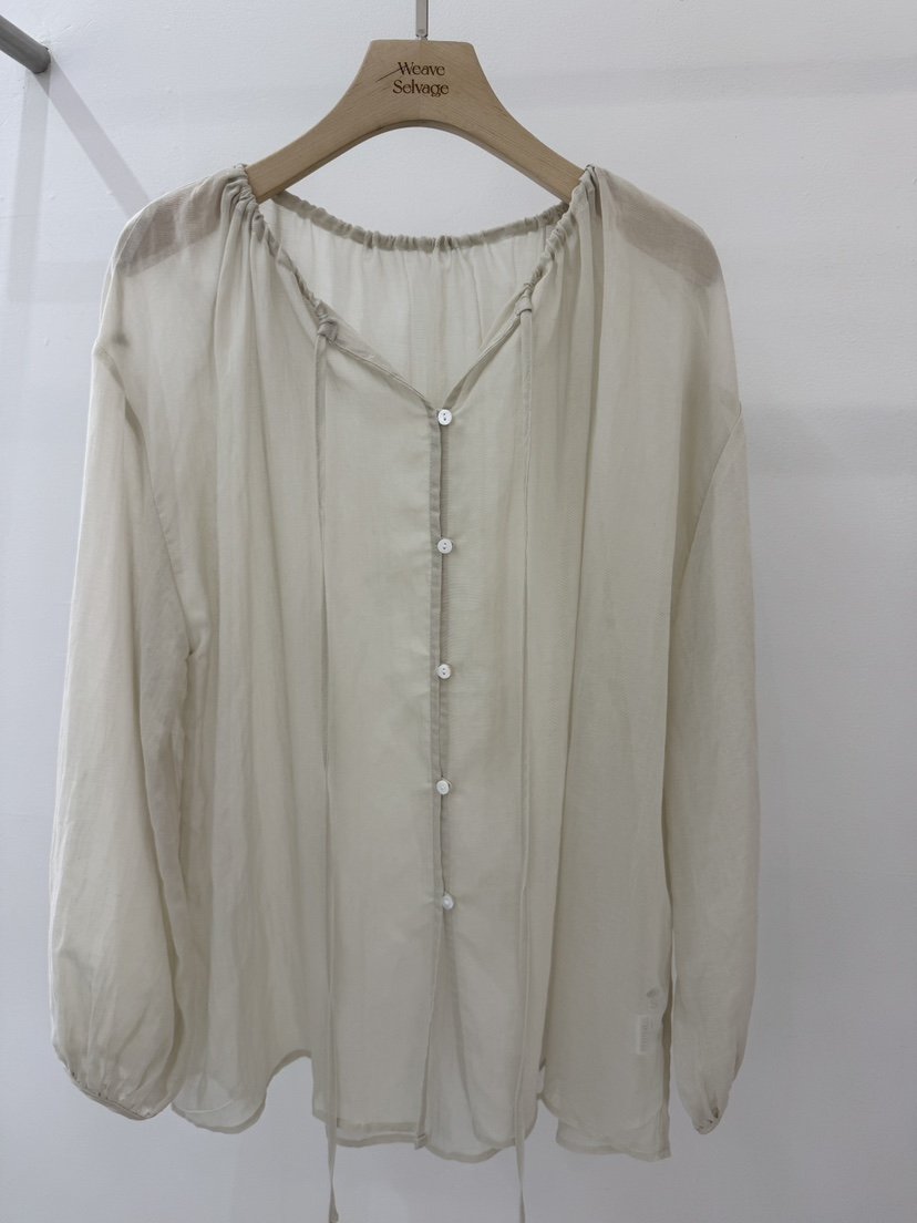 WEAUE SELVAGE韓國直郵女裝新款26春夏推薦人氣襯衫蕾絲衫Weave Selvage襯衫/蕾絲衫