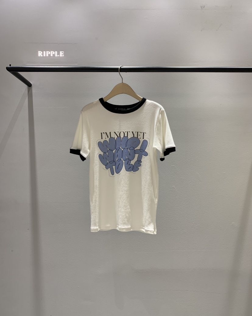 RIPPLE-P韓國直郵實拍女裝新款職業休閑時尚人氣26春夏T恤RIPPLE-PT恤