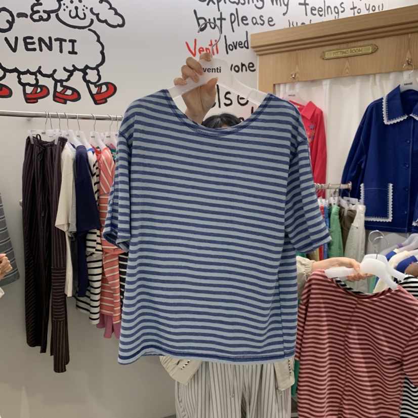 VENTI韓國代購女裝新品熱賣推薦休閑時尚職業人氣26春夏T恤VENTIT恤