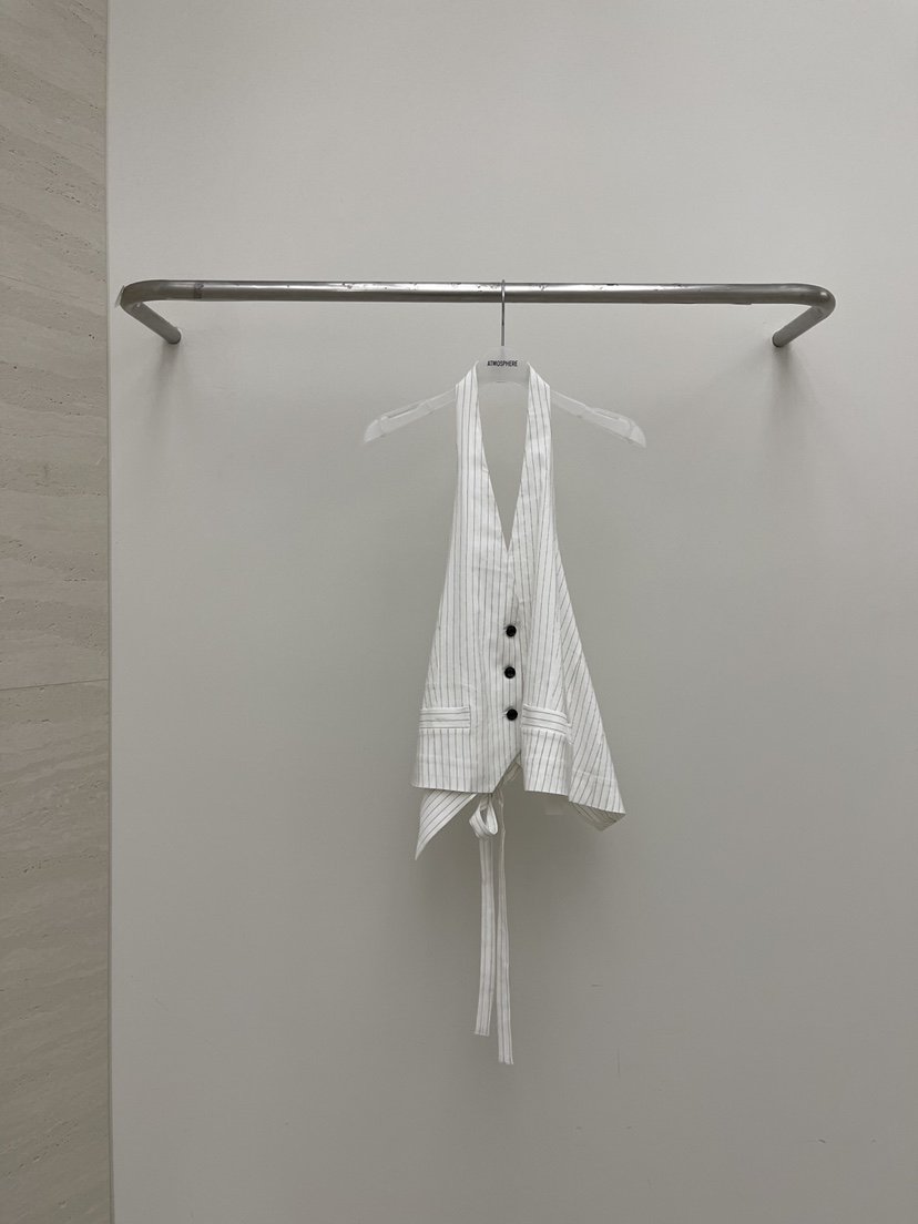 ATMOSPHERE韓國東大門代購女裝新品職業推薦吊帶背心亞麻布ATMOSPHERE/BLING吊帶/背心