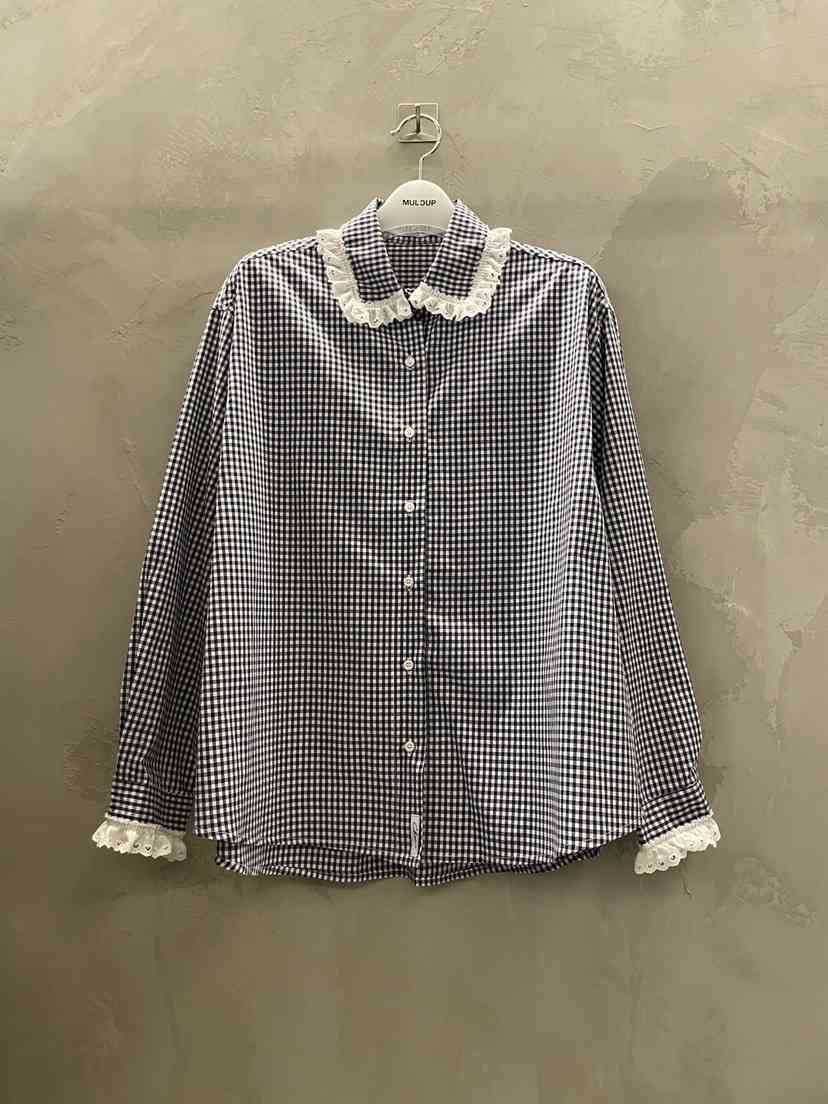 MULCUP韓國直郵實拍女裝新品推薦人氣職業休閑襯衫蕾絲衫MULCUP襯衫/蕾絲衫