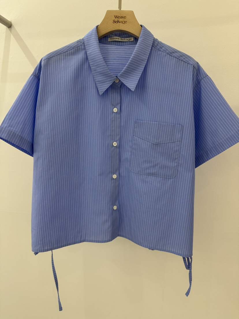 WEAUE SELVAGE韓國直郵女裝新款熱賣時尚休閑襯衫蕾絲衫Weave Selvage襯衫/蕾絲衫