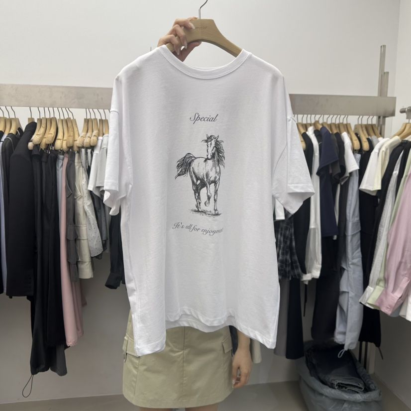 SPECIAL韓國直郵實拍女裝新款26春夏職業推薦時尚休閑T恤SPECIALT恤