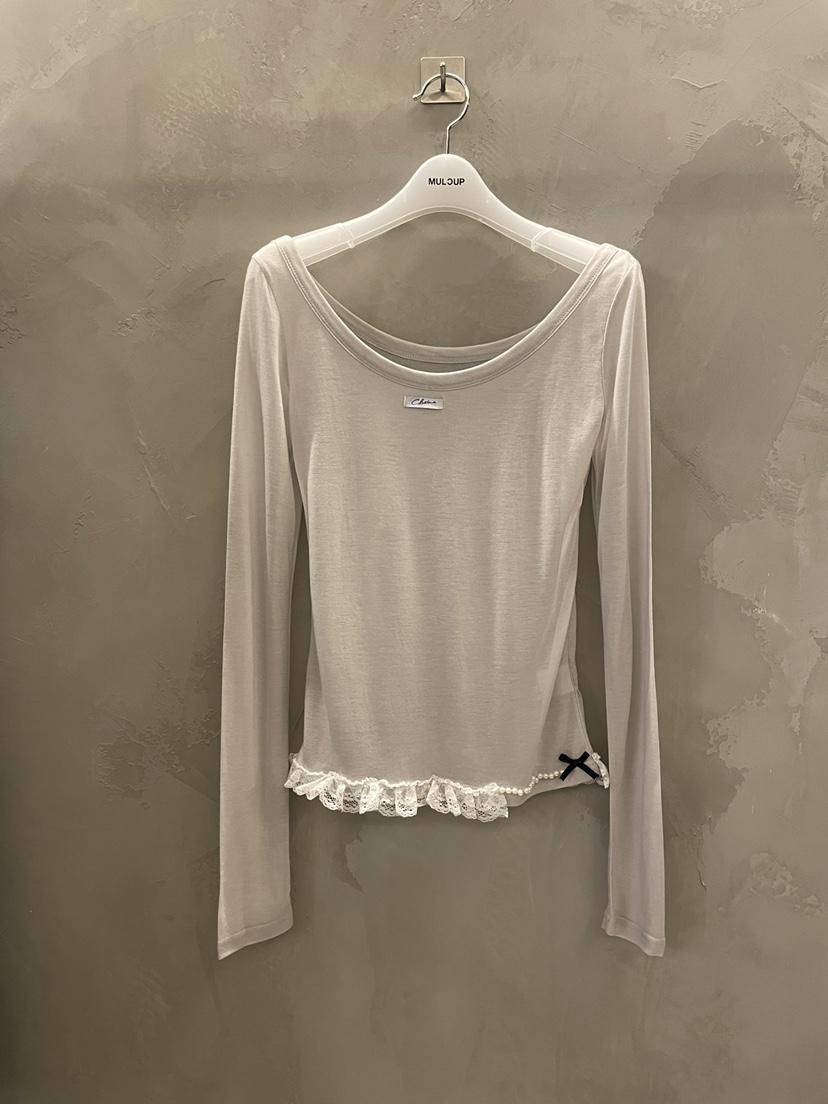 MULCUP韓國直郵女士新款人氣26春夏推薦時尚熱賣職業長袖T恤MULCUP長袖T恤