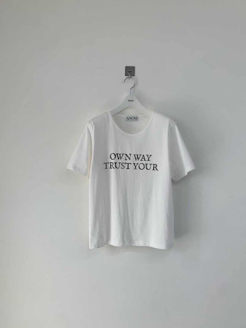 ANOU韓國直郵實拍女士新品休閑人氣26春夏時尚推薦職業T恤ANOUT恤