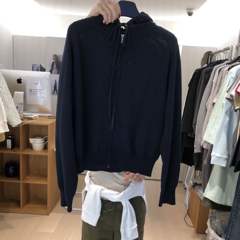 THE STARDUST韓國東大門直郵女裝新品休閑職業針織衫拉鏈THE STARDUST針織衫