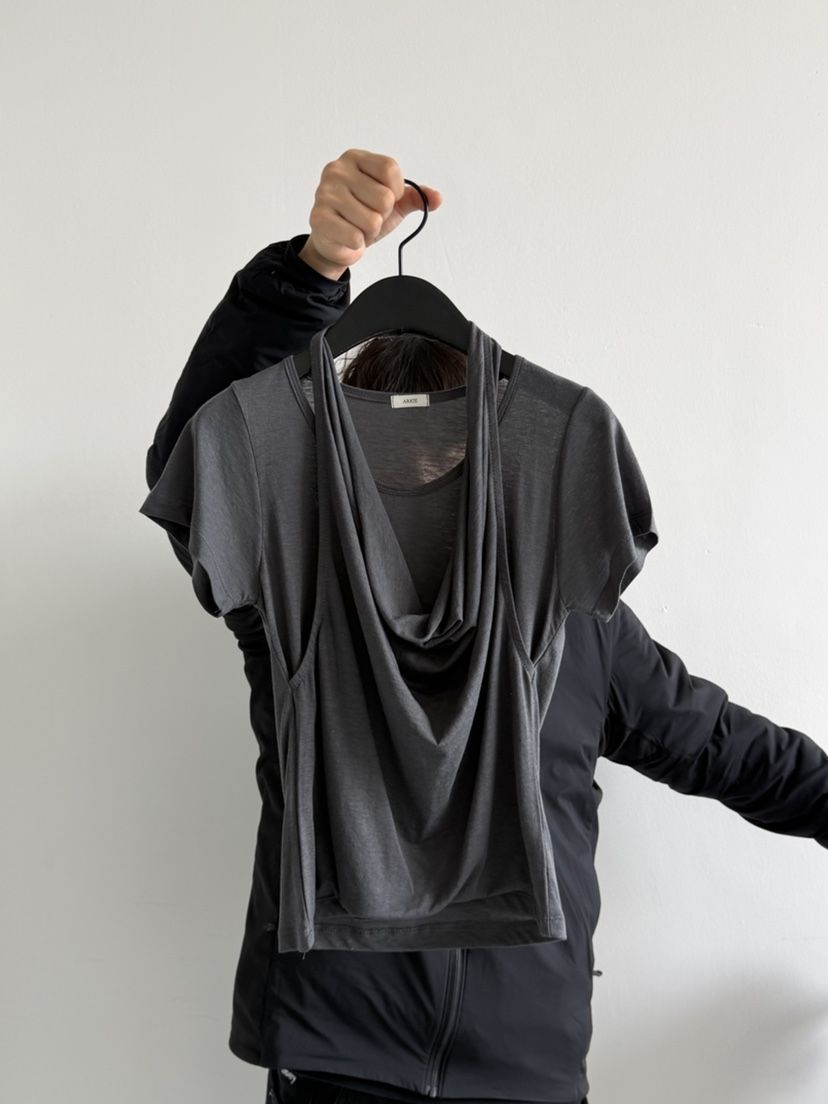 ARKIE/TAF韓國東大門直郵女裝新款休閑26春夏推薦T恤假兩件ARKIE/TAFT恤