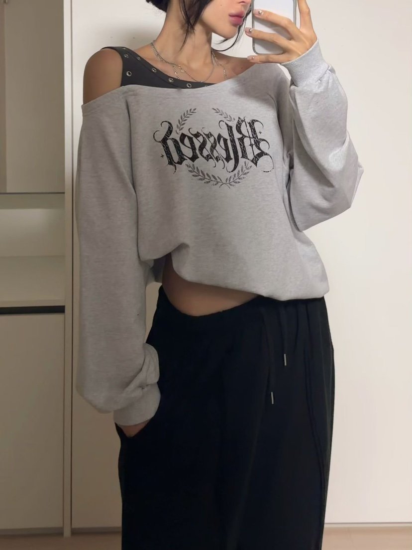 MORAN/MOSCO/SUGAR CASE韓國直郵女士新品休閑26春夏衛衣MORAN/MOSCO/SUGAR CASE衛衣