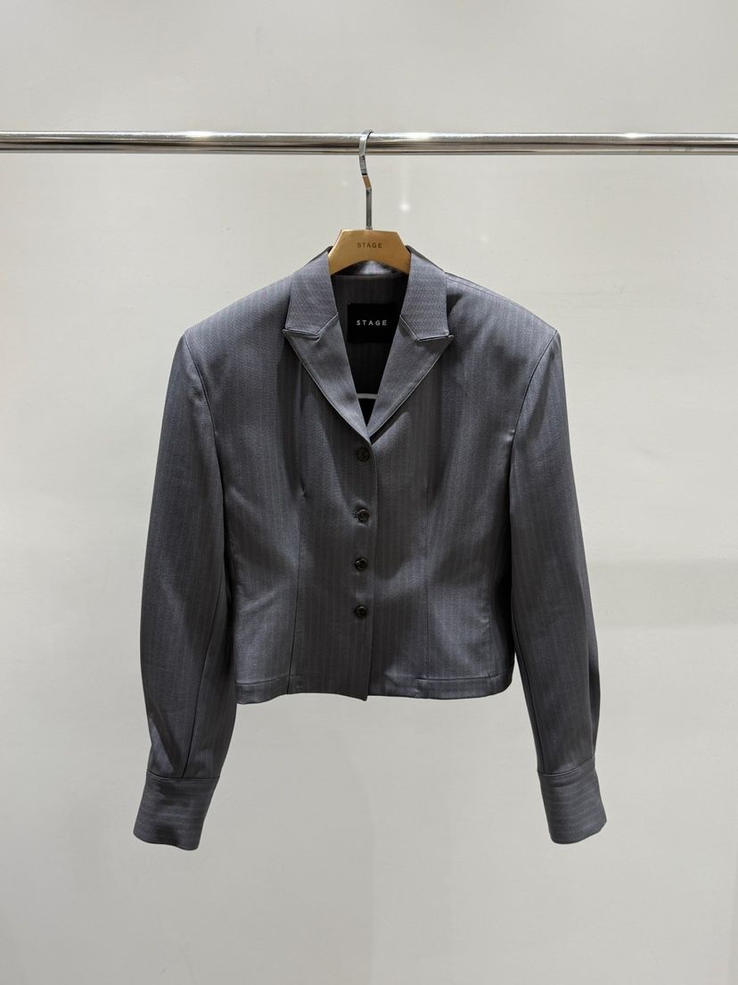 STAGE韓國直郵實拍女士新款熱賣休閑職業26春夏人氣時尚夾克STAGE夾克