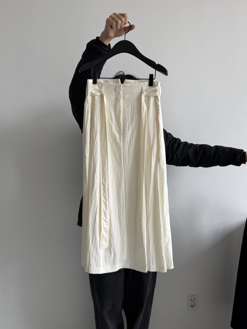 ARKIE/TAF韓國代購女士新款職業休閑人氣26春夏長裙含腰帶ARKIE/TAF長裙