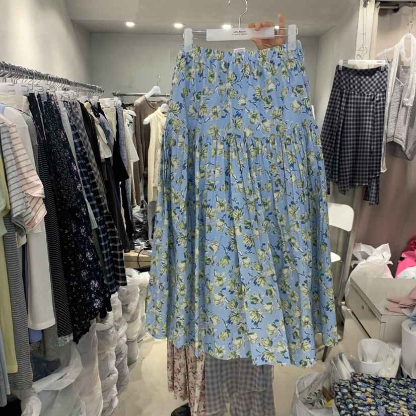 LOGROAD韓國直郵實拍女士新款推薦職業26春夏休閑熱賣長裙LOG ROAD長裙