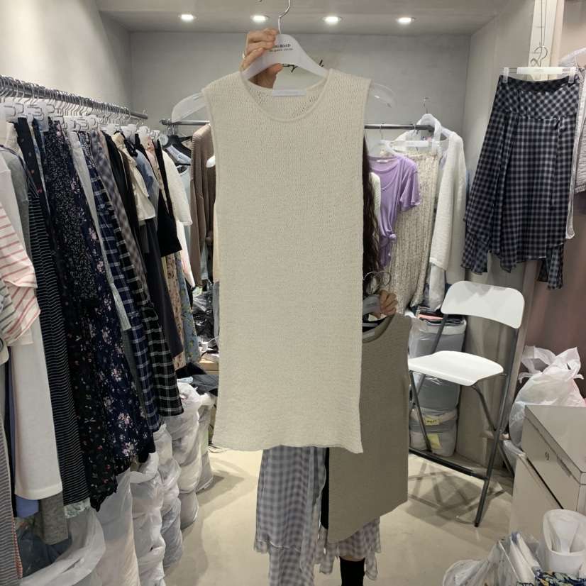 LOGROAD韓國東大門代購女裝新品熱賣26春夏推薦人氣吊帶背心LOG ROAD吊帶/背心