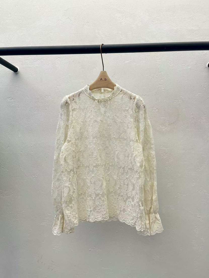 AUTUMN BEIGE-Q韓國東大門直郵女裝新款時尚襯衫蕾絲衫A.b/AUTUMN BEIGE襯衫/蕾絲衫