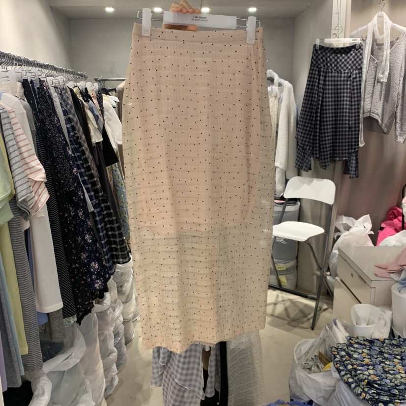 LOGROAD韓國東大門代購女裝新品26春夏熱賣時尚人氣休閑長裙LOG ROAD長裙