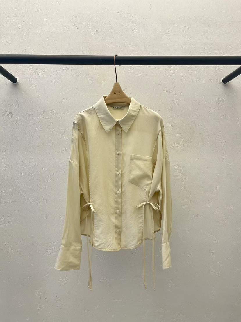 AUTUMN BEIGE-Q韓國東大門代購女士新款休閑襯衫蕾絲衫A.b/AUTUMN BEIGE襯衫/蕾絲衫