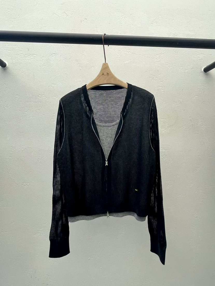 AUTUMN BEIGE-Q韓國直郵實拍女士新款時尚針織衫假兩件A.b/AUTUMN BEIGE針織衫