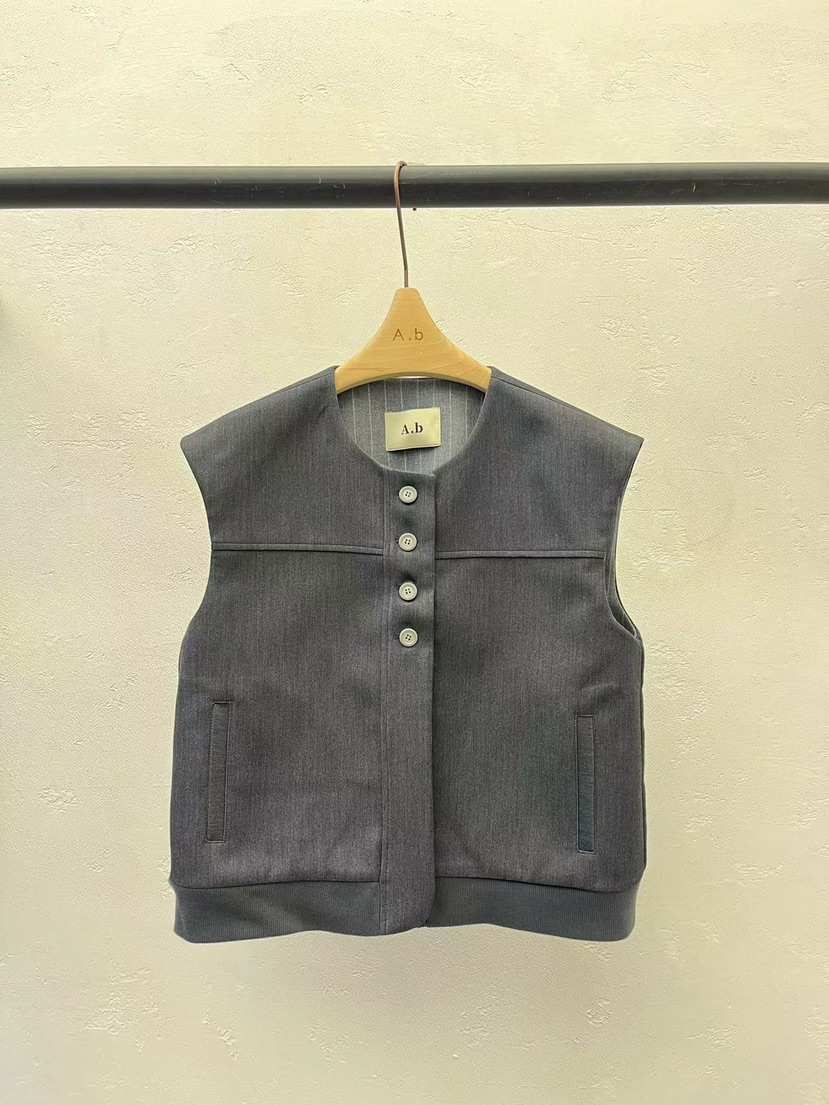 AUTUMN BEIGE-Q韓國直郵女裝新款熱賣時尚休閑職業馬甲A.b/AUTUMN BEIGE馬甲