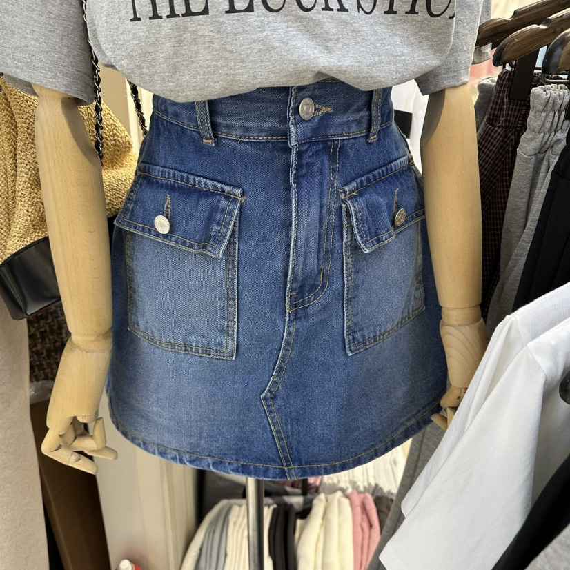 BORA BORA東大門代購女裝新款時尚真品推薦人氣裙褲口袋BORA BORA裙褲