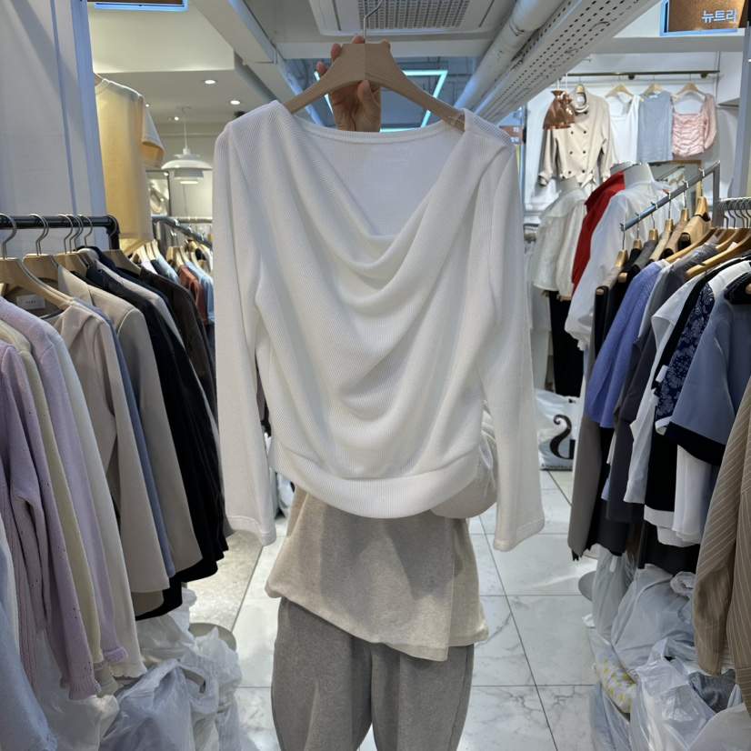 HARU-Q東大門代購女士新品時尚人氣職業熱賣推薦長袖T恤HARU-Q長袖T恤