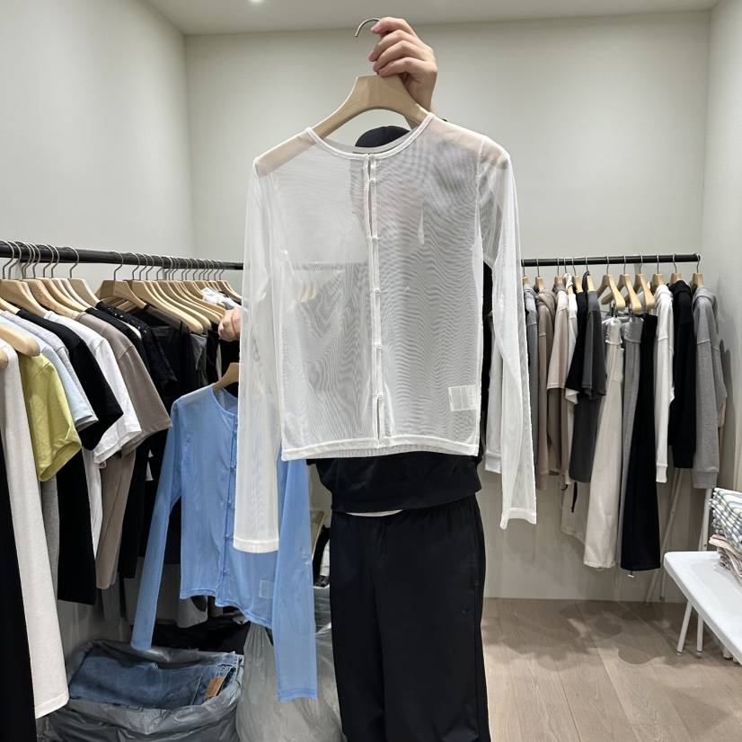 NOTTINGHAM/AVECNOUS/MODEST東大門實拍女裝新品推薦襯衫蕾絲衫透明NOTTINGHAM/AVECNOUS/MODEST襯衫/蕾絲衫