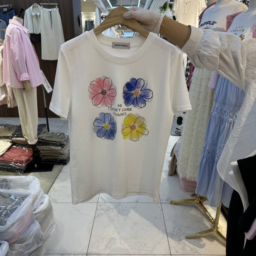 COCO HOLIC東大門直郵女裝新款休閑推薦26春夏人氣真品T恤COCO HOLICT恤
