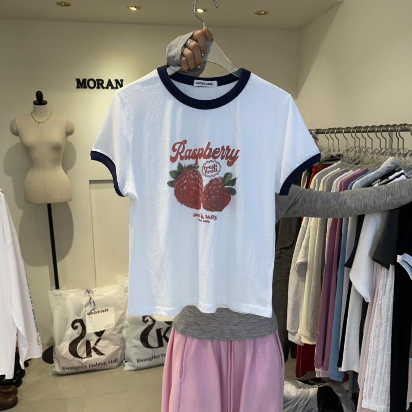 MORAN/MOSCO/SUGAR CASE東大門直郵女裝新款人氣推薦T恤MORAN/MOSCO/SUGAR CASET恤