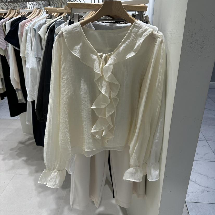 HARU-Q東大門直郵女士新品時尚真品職業熱賣休閑襯衫蕾絲衫HARU-Q襯衫/蕾絲衫