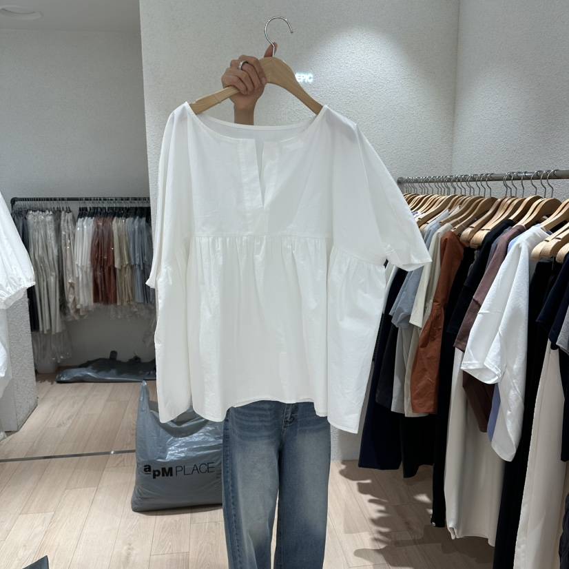 EPIC-S韓國直郵女士新品熱賣真品休閑推薦26春夏襯衫蕾絲衫EPIC-S襯衫/蕾絲衫