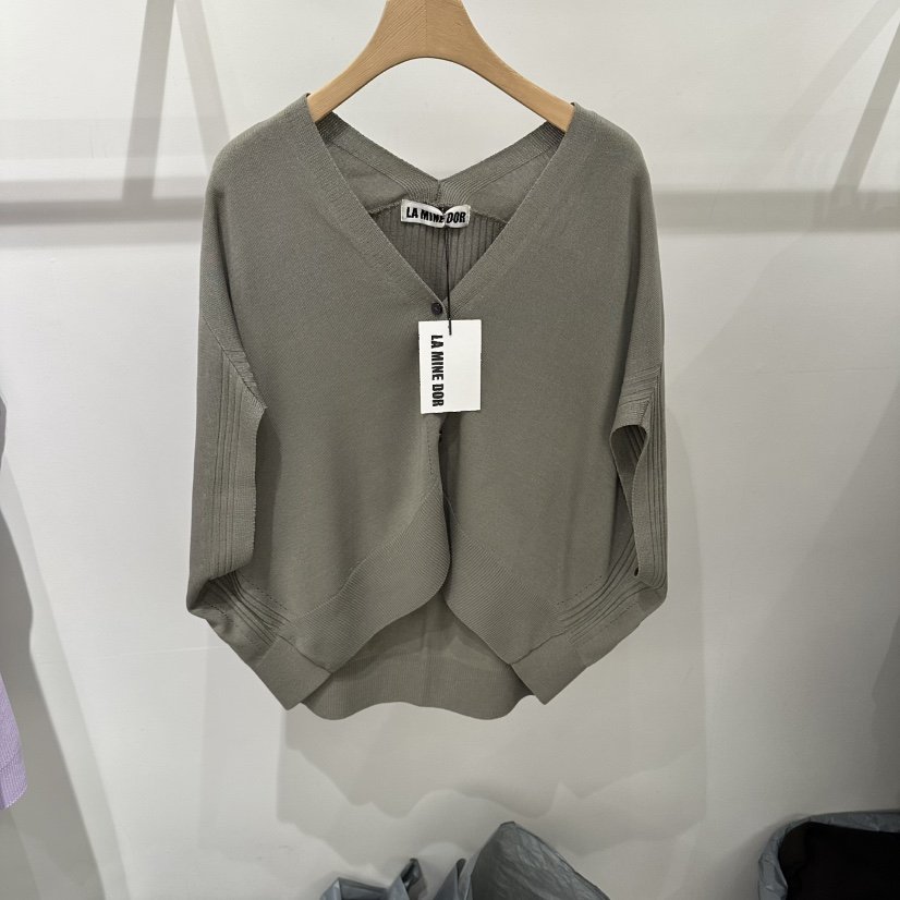 LAMINEDOR韓國代購女士新品26春夏職業熱賣真品推薦針織衫LA MINE DOR針織衫