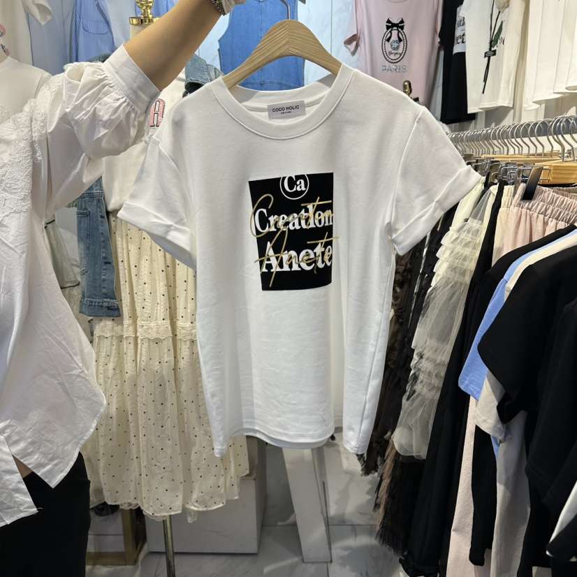 COCO HOLIC東大門直郵女裝新品職業26春夏推薦人氣熱賣T恤COCO HOLICT恤