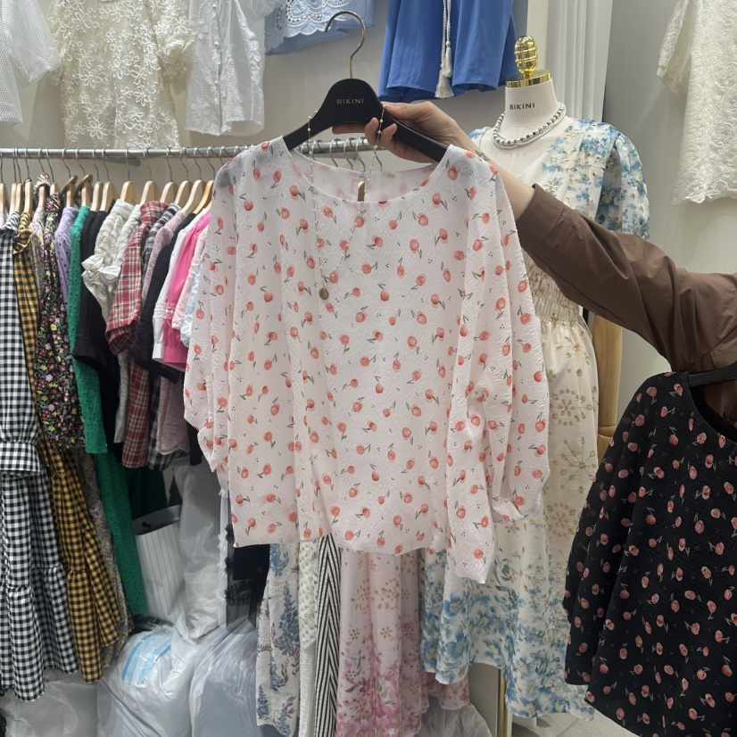 BIKINI東大門代購女士新品時尚26春夏推薦真品襯衫蕾絲衫BIKINI襯衫/蕾絲衫