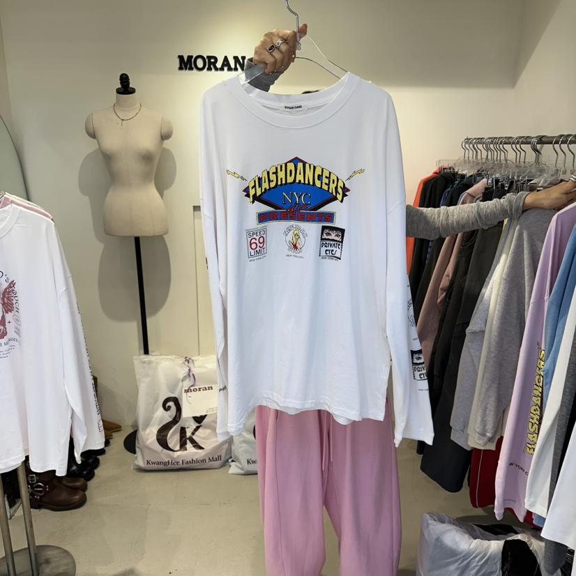 MORAN/MOSCO/SUGAR CASE東大門代購女士新品時尚長袖T恤MORAN/MOSCO/SUGAR CASE長袖T恤