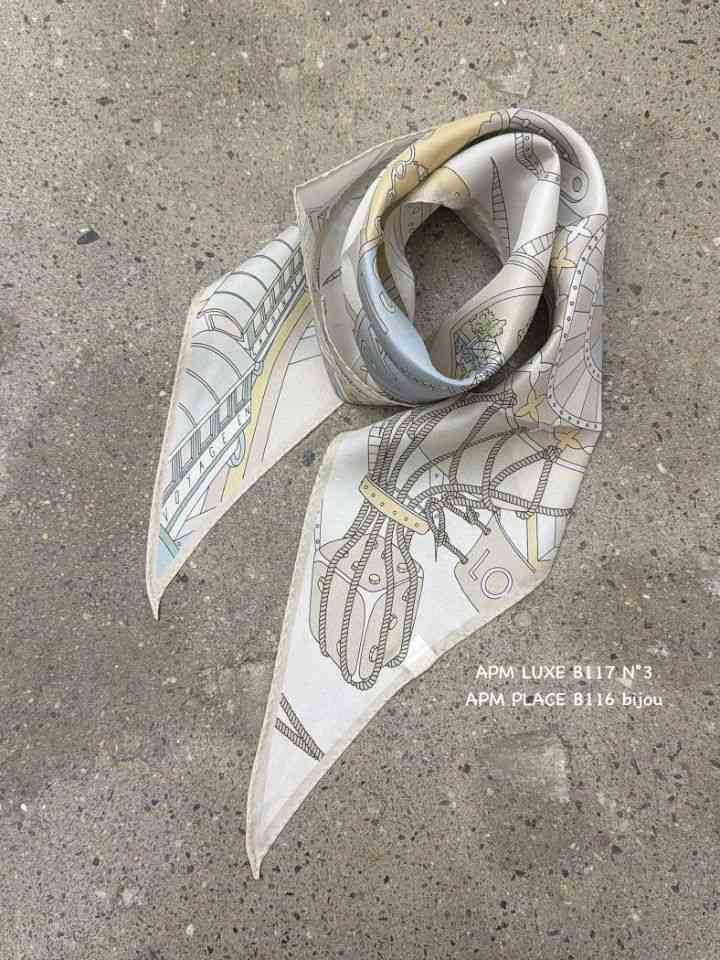 N3韓國代購女士新款推薦熱賣職業26春夏人氣圍巾披肩絲綢N3圍巾/披肩