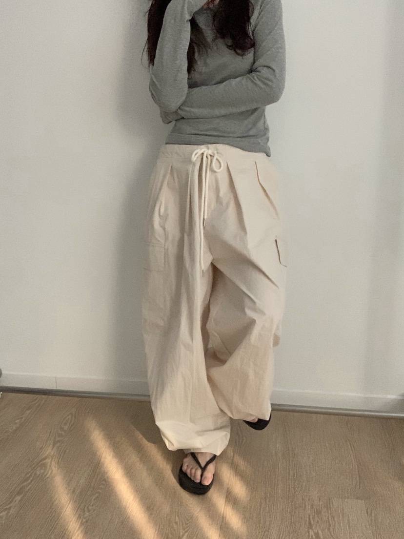 PLANTS ON GRAY東大門代購女裝新款休閑熱賣人氣休閑褲PLANTS ON GRAY休閑褲