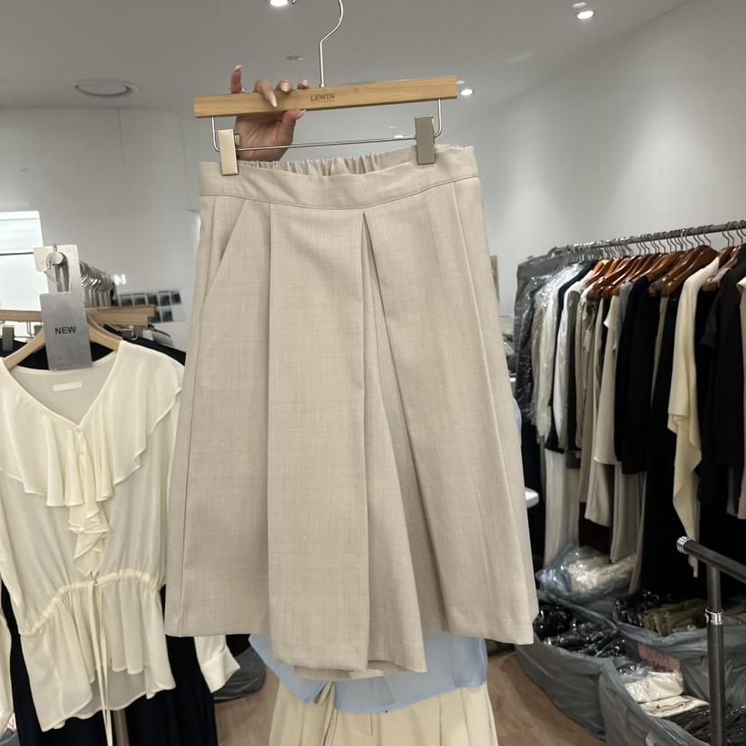 LEWIN韓國東大門直郵女士新款時尚推薦26春夏熱賣短褲褶裥LEWIN短褲