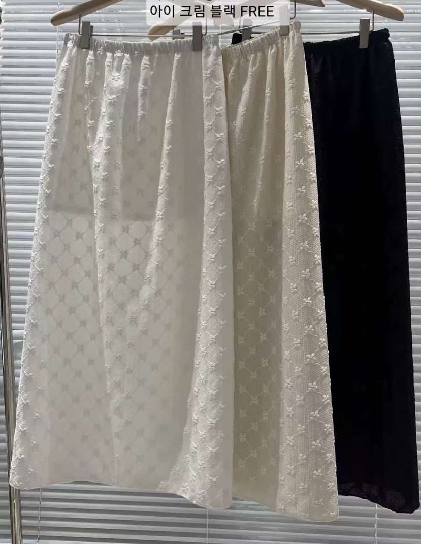 FF/SUNDAY韓國東大門代購女士新品休閑人氣職業長裙刺繡FF/SUNDAY長裙