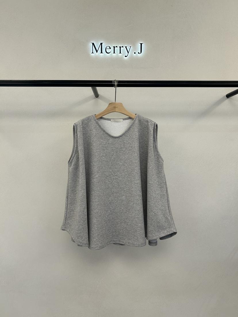 MERRY-J韓國直郵女裝新品時尚人氣26春夏職業推薦長袖T恤MERRY-J長袖T恤