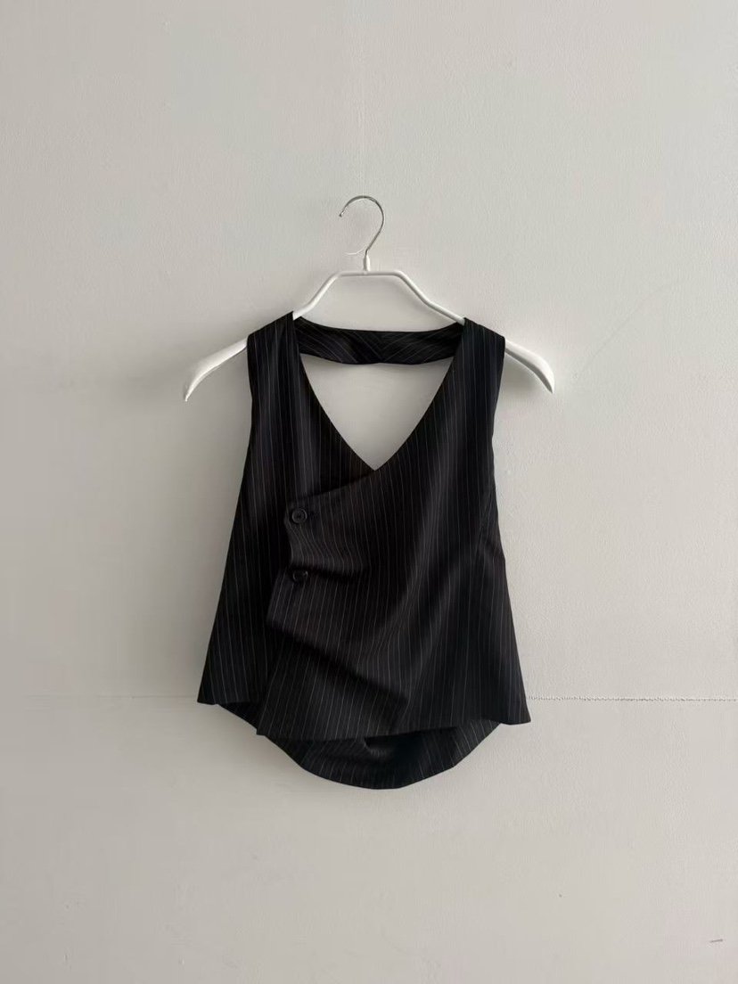 OLI SEOUL韓國直郵實拍女士新品休閑推薦熱賣職業吊帶背心OLI SEOUL吊帶/背心