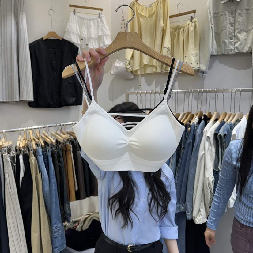 HIPTIQUE韓國東大門代購女裝新品休閑職業推薦吊帶背心褶皺HIPTIQUE吊帶/背心