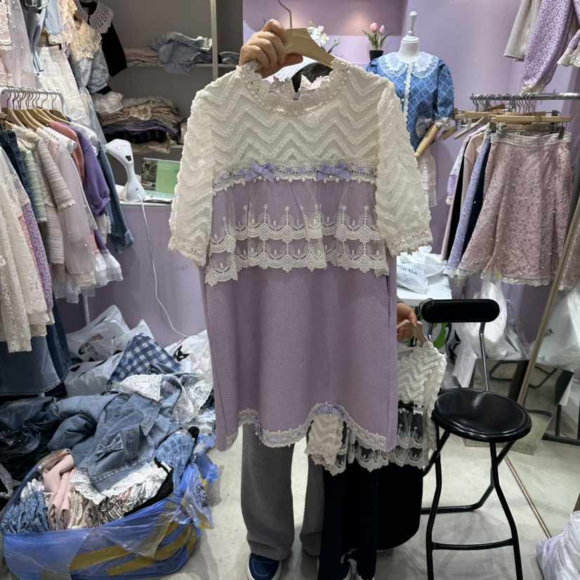 MS韓國直郵女裝新品人氣熱賣推薦時尚休閑職業26春夏連衣裙MS連衣裙