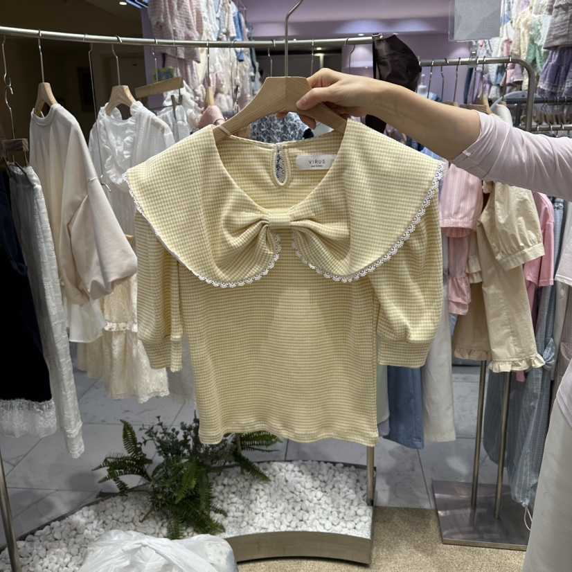 VIRUS韓國代購女裝新品推薦職業人氣休閑熱賣26春夏針織衫VIRUS針織衫