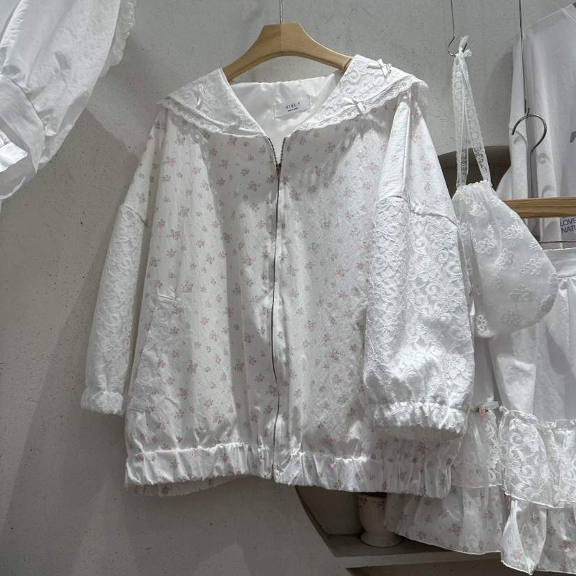 VIRUS韓國代購女士新品休閑推薦26春夏人氣時尚熱賣夾克花朵VIRUS夾克