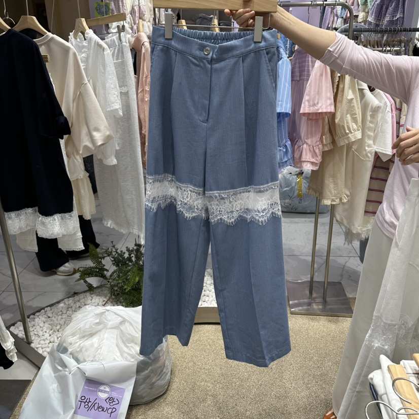 VIRUS韓國直郵實拍女裝新款休閑26春夏熱賣時尚推薦休閑褲VIRUS休閑褲