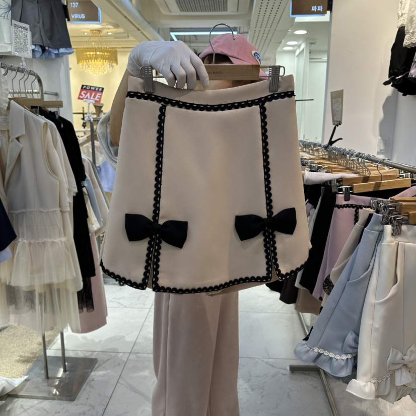 PAPA韓國東大門直郵女士新款職業熱賣休閑26春夏人氣裙褲Papaine/HALMADE裙褲