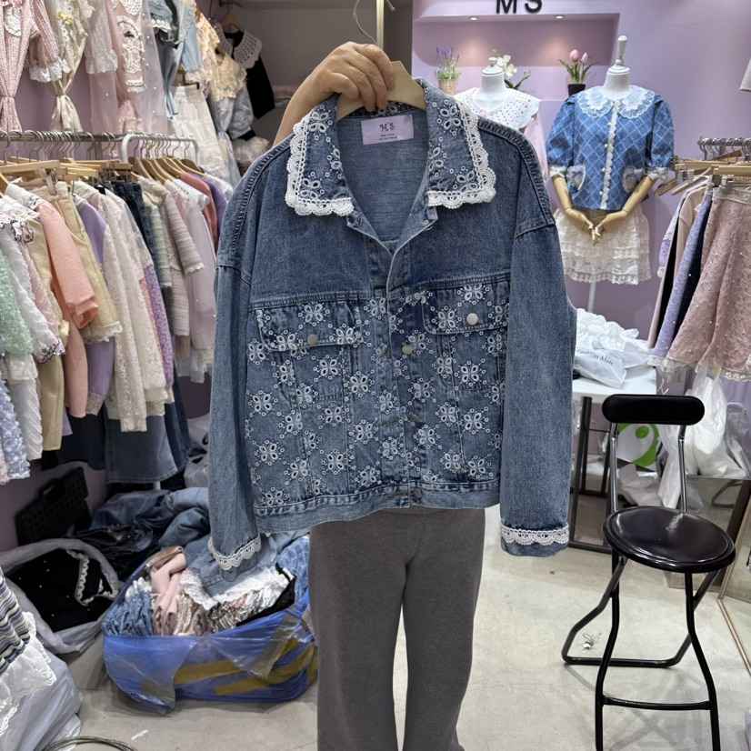 MS韓國東大門代購女裝新品職業人氣熱賣休閑推薦夾克鏤空MS夾克