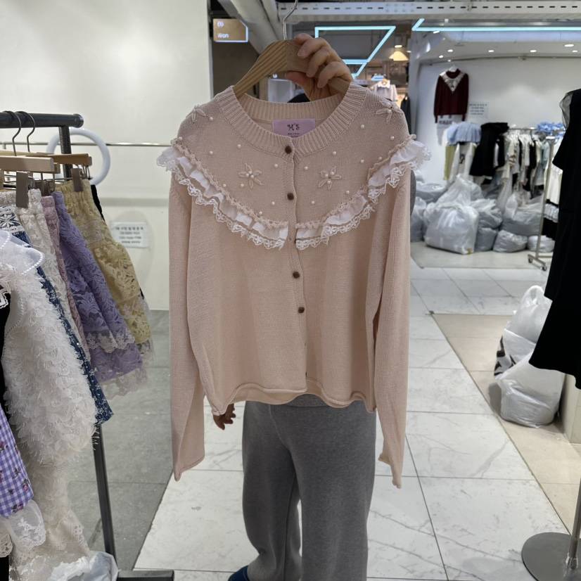 MS韓國直郵女裝新款26春夏時尚熱賣推薦休閑職業人氣針織衫MS針織衫