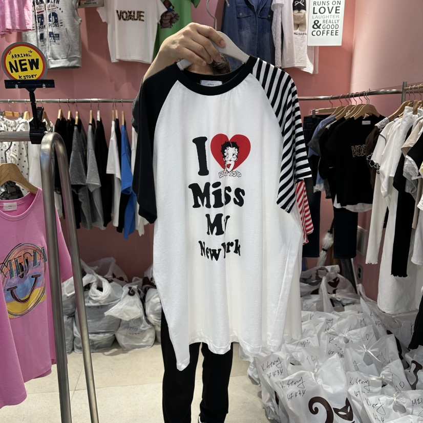 K STORY韓國東大門直郵女士新款推薦人氣休閑職業熱賣T恤K STORYT恤